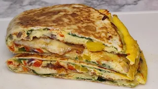 Delicious Quick Breakfast Ready in 5 minutes |  Simply Incredible Tortilla Recipe