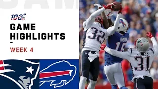 Patriots vs. Bills Week 4 Highlights | NFL 2019