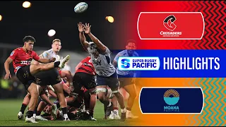HIGHLIGHTS | CRUSADERS v MOANA PASIFIKA | Super Rugby Pacific 2024 | Round 15