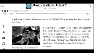 HBMs UFO Corner  Dennis Balthaser