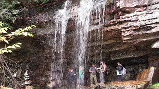 Hiking the Glen Onoko Falls trail, Jim Thorpe PA