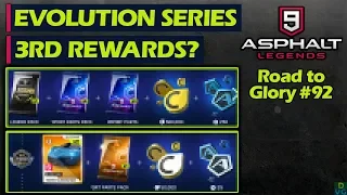 Asphalt 9 - F2P RTG #92 | Legend 3rd (147th) Rewards - Evolution Series