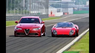 Alfa Romeo Giulia Quadrifoglio vs Alfa Romeo 33 Stradale