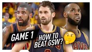 LeBron James, Kyrie Irving & Kevin Love BIG 3 Game 1 Highlights vs Warriors 2017 Finals - 67 Pts!