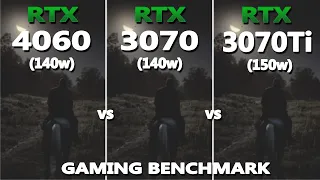 RTX 4060 vs 3070 vs 3070Ti Gaming Benchmark Test | 1440P | #rtx4060 #rtx3070ti #rtx3070 |