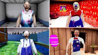 Granny 1 Vs Granny 2 Vs Granny 3 Vs The Twins Ice Scream 6 Atmosphere Mod