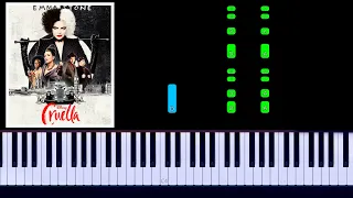 Blondie - One Way Or Another Cruella OST Piano Tutorial