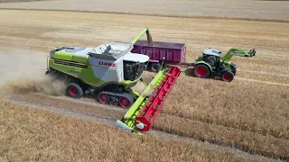 Lexion 760 der Maschinengemeinschaft.