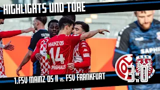 Highlights & Tore | 1.FSV Mainz 05 II 3:0 FSV Frankfurt | 25.Spieltag RL-Südwest 2021/2022