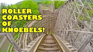 Roller Coasters of Knoebels Amusement Resort! All of them!