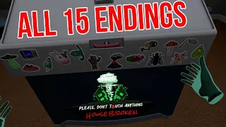 Please Don't Touch Anything: House Broken | 2023 | PART 3 FINAL | ALL ENDINGS GAMEPLAY | NO COMMENTS