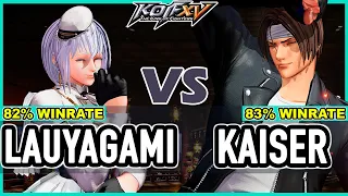 KOF XV 🔥 Lauyagami (Hinako/Duo Lon/Ángel) vs Kaiser (Kyo/Terry/Ryo)