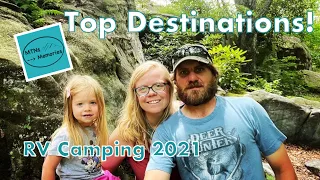 Our 5 Favorite Destinations from 2021! | State Park Camping | North East RV Camping