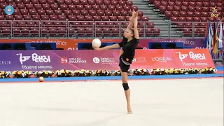 Alexandra Soldatova Ball Training World Cup Sofia 2019