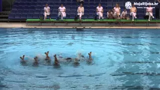 MojaRijeka.hr - Državno prvenstvo za mlađe juniorke u sinkroniziranom plivanju 2016.
