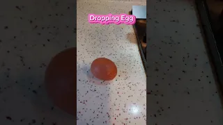 #short.Cracking Boiled  Egg 🥚Perfectly By Dropping It. #satisfying@felyganzagan2822