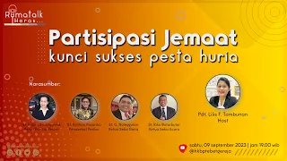 PODCAST "PARTISIPASI JEMAAT; KUNCI SUKSES PESTA HURIA" - SABTU, 09 SEPTEMBER 2023 | JAM 19.00 WIB