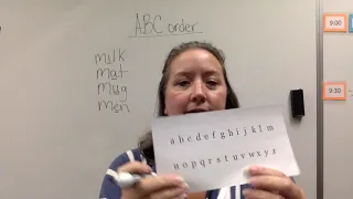 ABC order by second letter
