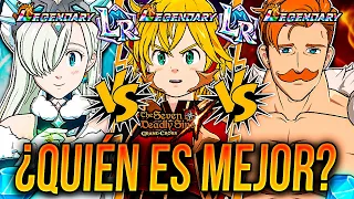 ¿QUÉ PERSONAJE ES MEJOR HACER "LR"? 🔥 ESCANOR MELIODAS ELIZABETH! 🙂 | Seven Deadly Sins: Grand Cross