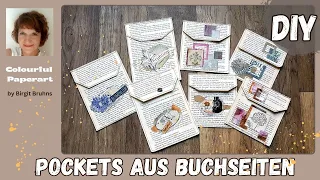 DIY Taschen aus alten Buchseiten 🎨 supereasy 🎨 Upcycling-Tutorial