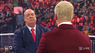 Cody Rhodes got Paul Heyman crying | RAW February 6, 2022 WWE