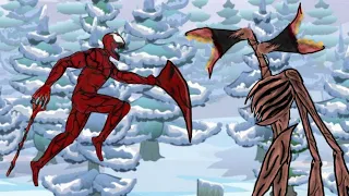 🔥 Siren Head vs Carnage (Venom 2) Death Battle - Drawing Cartoon 2