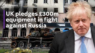 Ukraine-Russia conflict: Johnson pledges £300m as Mariupol assault continues