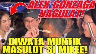 ALEX GONZAGA NAGULAT SA GINAWA NI DIWATA! MUNTIK MASULOT SI MIKEE HAHA 🤣!