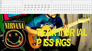 Nirvana - Territorial Pissings |Guitar Cover| |Tab|