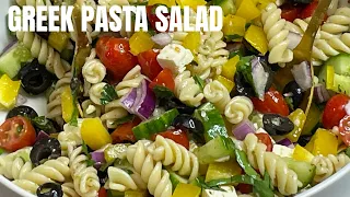Greek Pasta Salad Recipe | Quick & Easy Salad