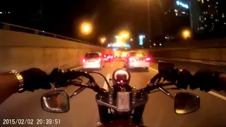 KTN GP125 Night Ride 01