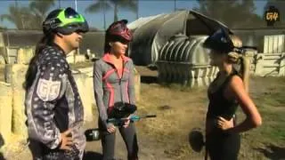 Candace Bailey vs. Sara Underwood in Paintball2371
