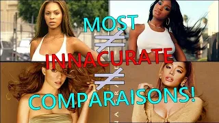 Female Singers: Most INNACURATE Comparaisons (Vocally) WITH EXPLANATIONS