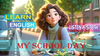 My School Day | Improve your English | English Listening Skills - Speaking Skills | Daily Life