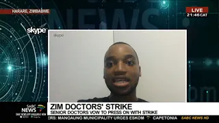 Zimbabwe's health sector strike continues