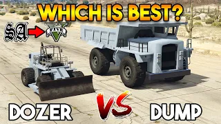 DOZER VS DUMP in GTA 5 (WHICH IS BEST?)