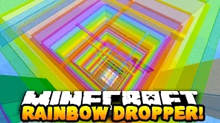 Minecraft RAINBOW DROPPER! (15 Levels of Death!) w/ Preston, Pete, & Kenny