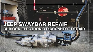 Jeep Rubicon Electronic Swaybar Disconnect Repair