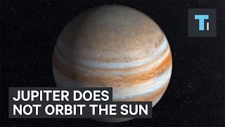 Jupiter does not orbit the sun