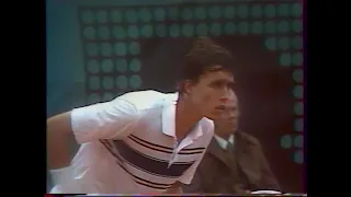 Ivan Lendl vs José Luis Clerc 1/2 Roland Garros 1981 deuxième set