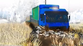 ЗАСАДИЛ ГРУЖЕННЫЙ МАЗ В БОЛОТЕ - SPINTIRES МОДЫ