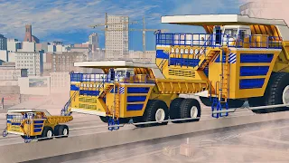 Large, Medium, Small BELAZ TRUCK, WHICH WILL WIN THE BATTLE in BeamNG.drive?