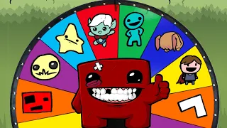 Can you beat Super Meat Boy with randomized characters?