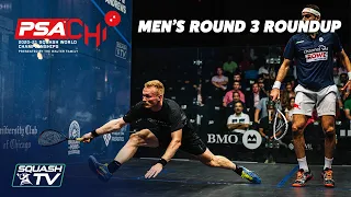 Squash: PSA World Championships 2020-21 - Men's Rd 3 Roundup [Pt.2]