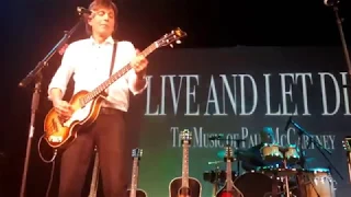 Live and Let Die with Tony Kishman as Paul McCartney - When I'm Sixty Four