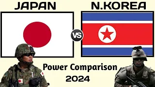 Japan vs North Korea Military Power 2024 | North Korea vs Japan army power | world military power