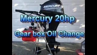 Mercury 20hp Outboard Gear Box Oil Change