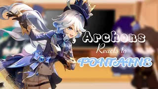 Archons react to Fontaine!! ( with Furina) || Genshin impact