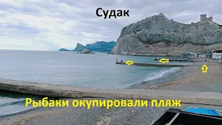 Судак ноябрь Прогулка по Набережной Рыбаков БОЛЬШЕ чем отдыхающих ))