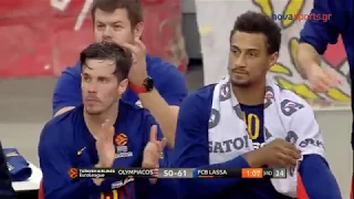 Ολυμπιακός - Μπαρτσελόνα 63-90 26η Αγωνιστική Euroleague (highlights)